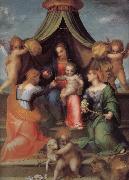 Andrea del Sarto Christ of Kisalin-s wedding oil